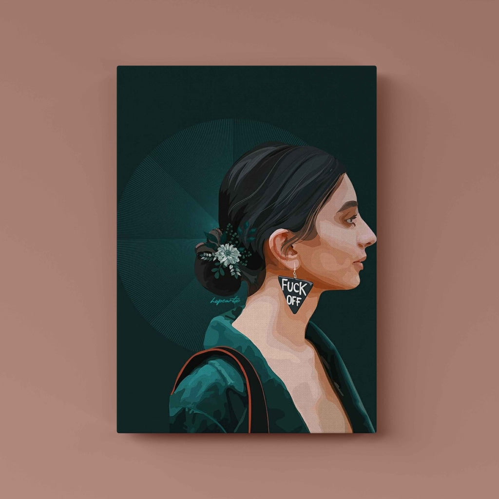 Personalized Illustration Art Frame For Wall Decor- Funkydecors Xs / Canvas Posters Prints &amp; Visual