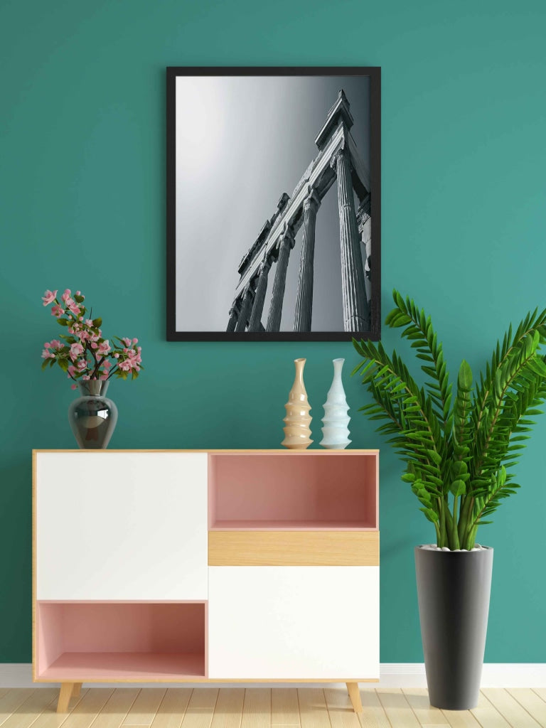 Pillar Achromatic Art Frame For Wall Decor- Funkydecors Xs / Black Posters Prints &amp; Visual Artwork