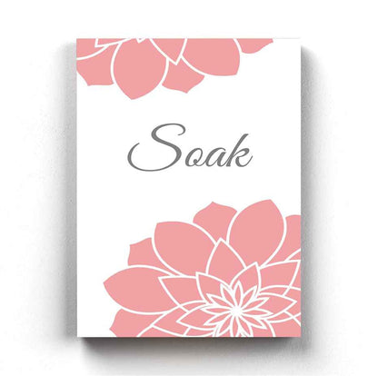 Pink Floral Art Frame For Wall Decor- Funkydecors Xs / Canvas Posters Prints & Visual Artwork