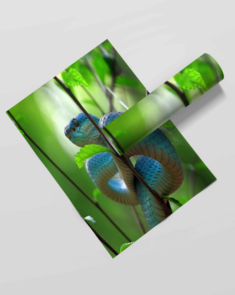 Pit Viper - Animal Art Frame For Wall Decor- Funkydecors Xs / Roll Posters Prints &amp; Visual Artwork