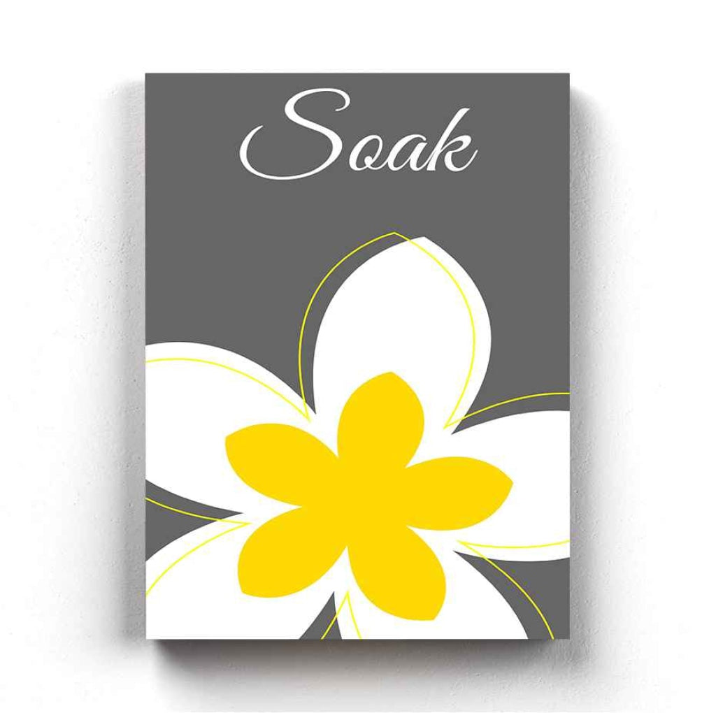 Pleasant Grey Floral Art Frame For Wall Decor - Funkydecors Xs / Canvas Posters Prints & Visual