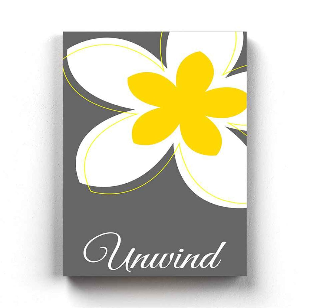 Pleasant Grey Floral Art Frame For Wall Decor - Funkydecors Xs / Canvas Posters Prints & Visual