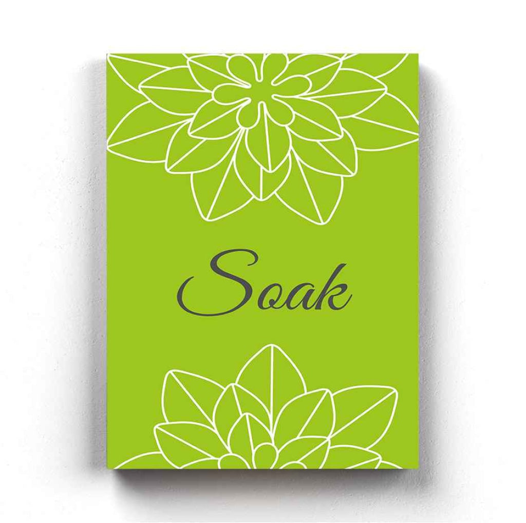 Pleasing Green Floral Art Frame For Wall Decor- Funkydecors Xs / Canvas Posters Prints & Visual