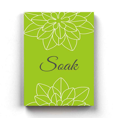 Pleasing Green Floral Art Frame For Wall Decor- Funkydecors Xs / Canvas Posters Prints & Visual