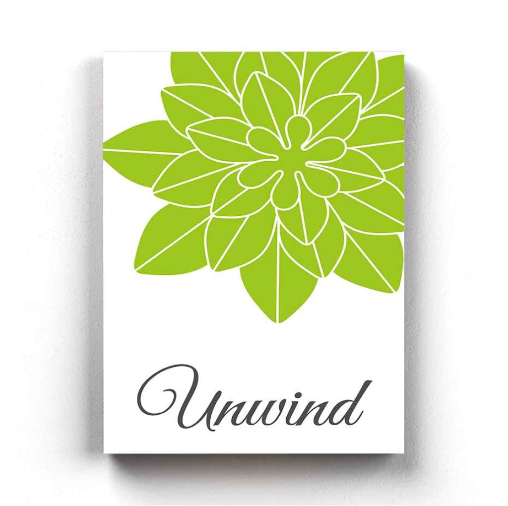 Pleasing Green Floral Art Frame For Wall Decor- Funkydecors Xs / Canvas Posters Prints & Visual