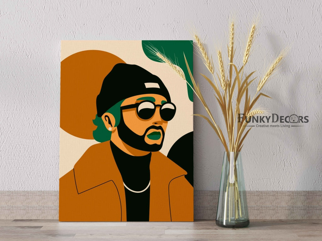 Pop Artist Portrait Art Frame For Wall Decor- Funkydecors Posters Prints & Visual Artwork
