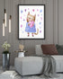 Pretty Kitty - Nursery Art Frame For Wall Decor- Funkydecors Xs / Black Posters Prints & Visual