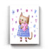 Pretty Kitty - Nursery Art Frame For Wall Decor- Funkydecors Xs / Canvas Posters Prints & Visual