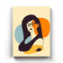 Pretty Women Portrait Art Frame For Wall Decor- Funkydecors Xs / Canvas Posters Prints & Visual