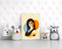 Pretty Women Portrait Art Frame For Wall Decor- Funkydecors Xs / White Posters Prints & Visual