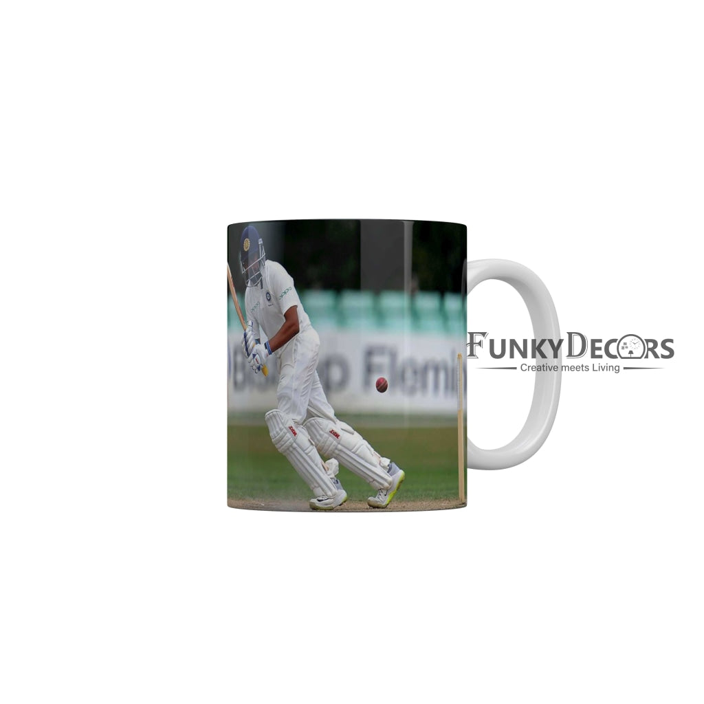 Prithvi Shaw Delhi Capitals Coffee Ceramic Mug 350 ML-FunkyDecors