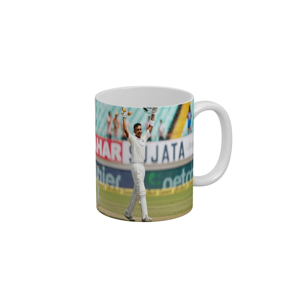 Prithvi Shaw Delhi Capitals Coffee Ceramic Mug 350 ML-FunkyDecors