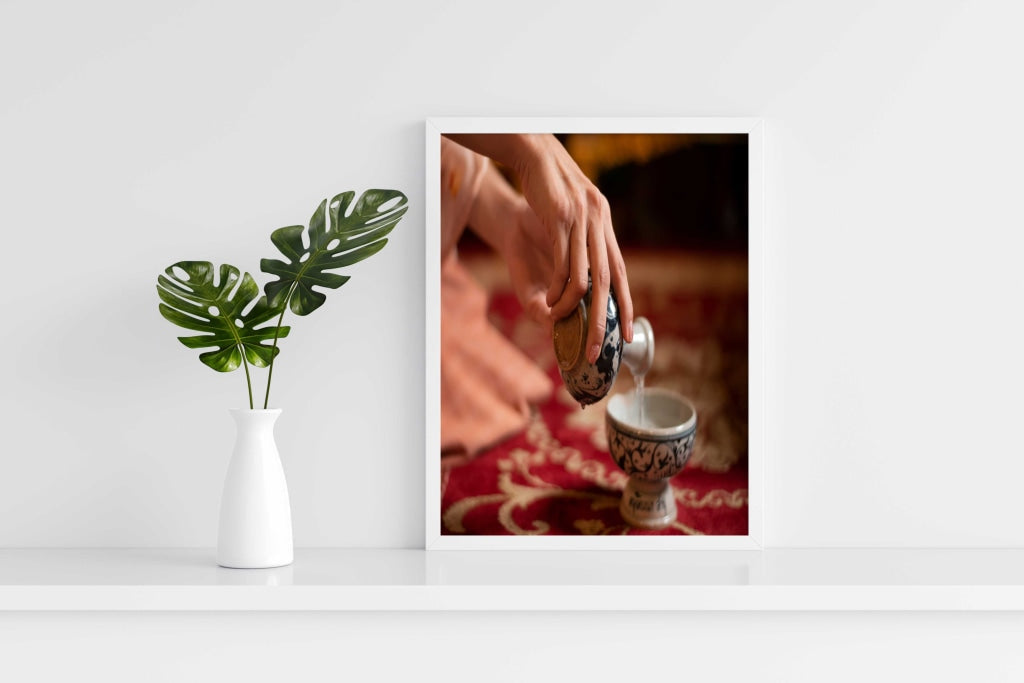 Purity - Spiritual Art Frame For Wall Decor- Funkydecors Xs / White Posters Prints &amp; Visual Artwork