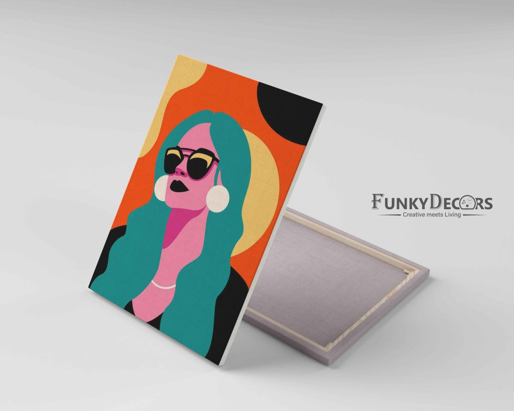 Radiant Women Portrait Art Frame For Wall Decor- Funkydecors Posters Prints & Visual Artwork