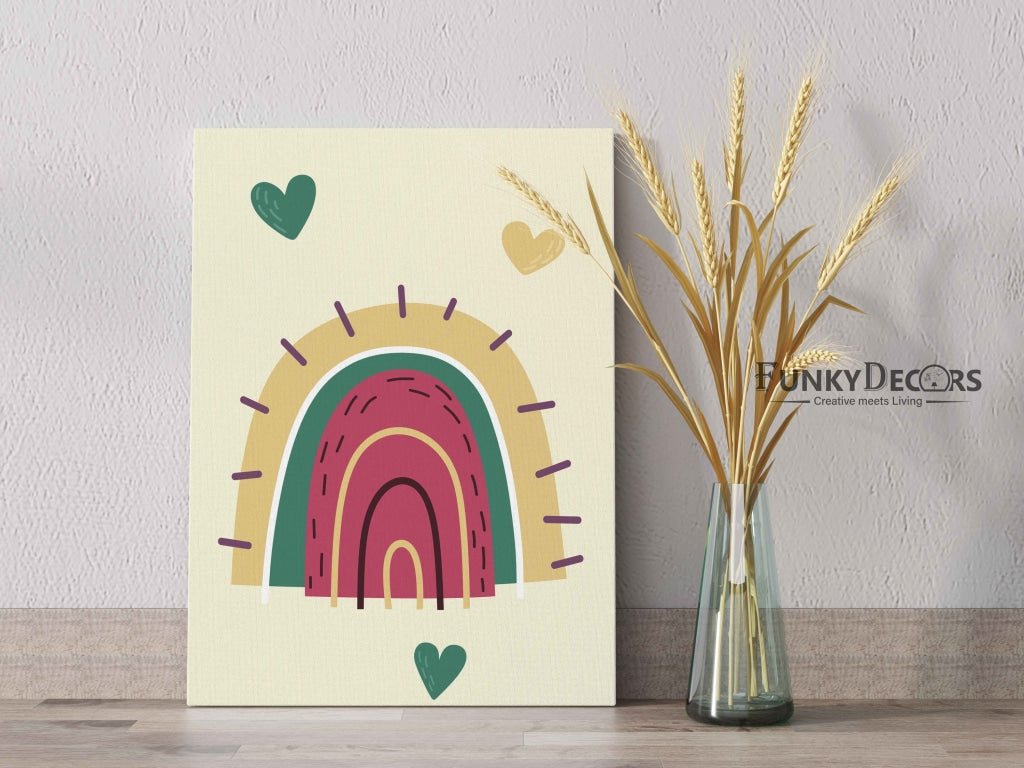 Rainbow Love Art Frame For Wall Decor- Funkydecors Posters Prints &amp; Visual Artwork