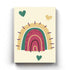 Rainbow Love Art Frame For Wall Decor- Funkydecors Xs / Canvas Posters Prints & Visual Artwork