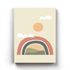 Rainbow Minimal Art Frame For Wall Decor- Funkydecors Xs / Canvas Posters Prints & Visual Artwork