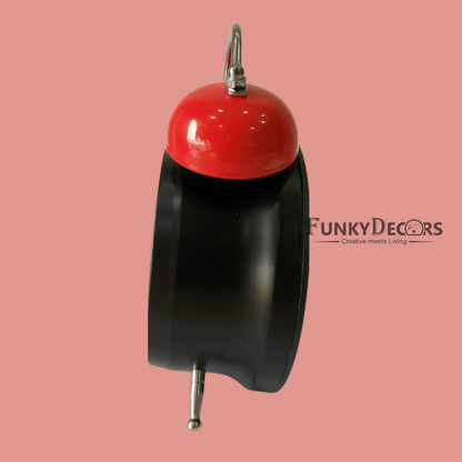 Red Royal Retro Style Alarm Kids Room Table Clock-Funkydecors Clocks