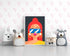 Retro Women Glasses Portrait Art Frame For Wall Decor- Funkydecors Xs / White Posters Prints &