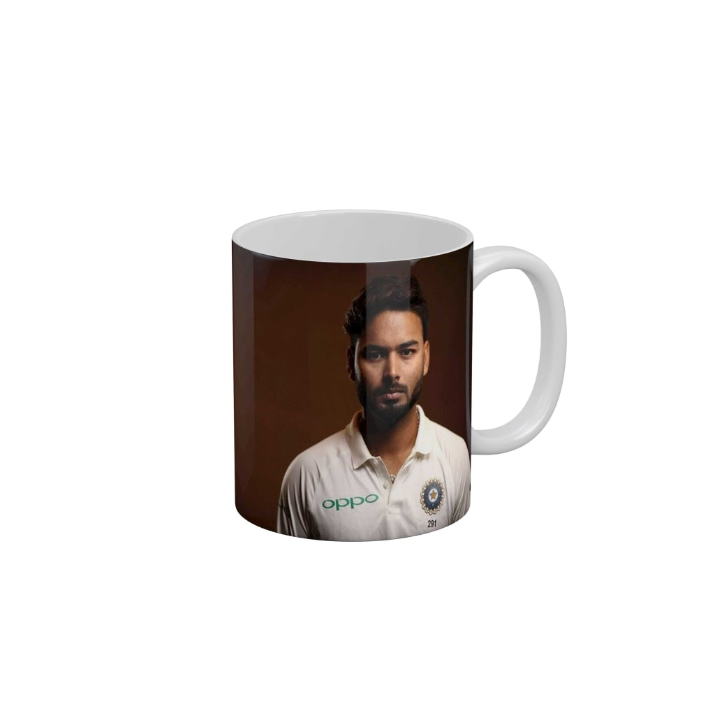 Rishabh Pant Delhi Capitals Coffee Ceramic Mug 350 ML-FunkyDecors