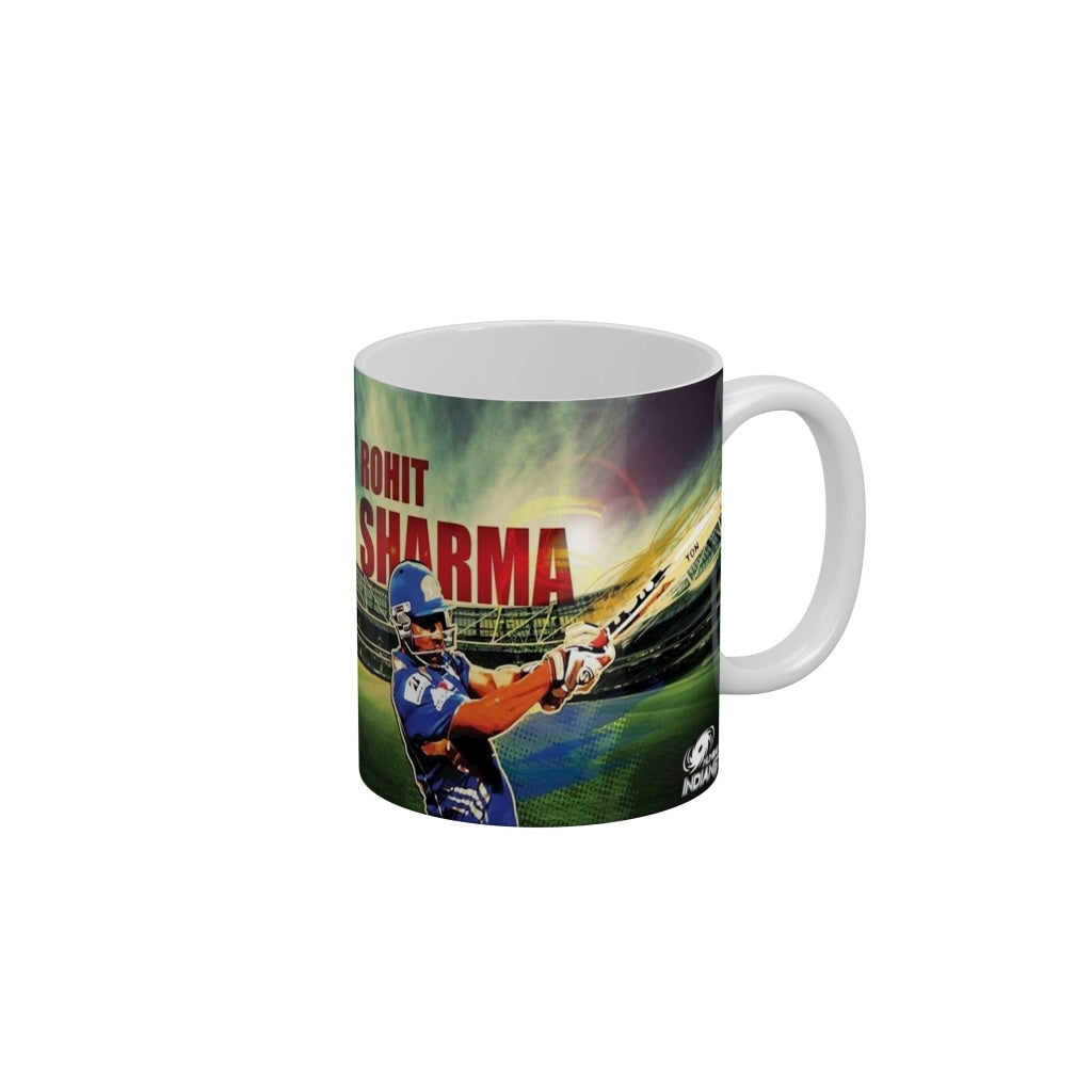 Rohit Sharma Mumbai Indians Coffee Ceramic Mug 350 ML-FunkyDecors