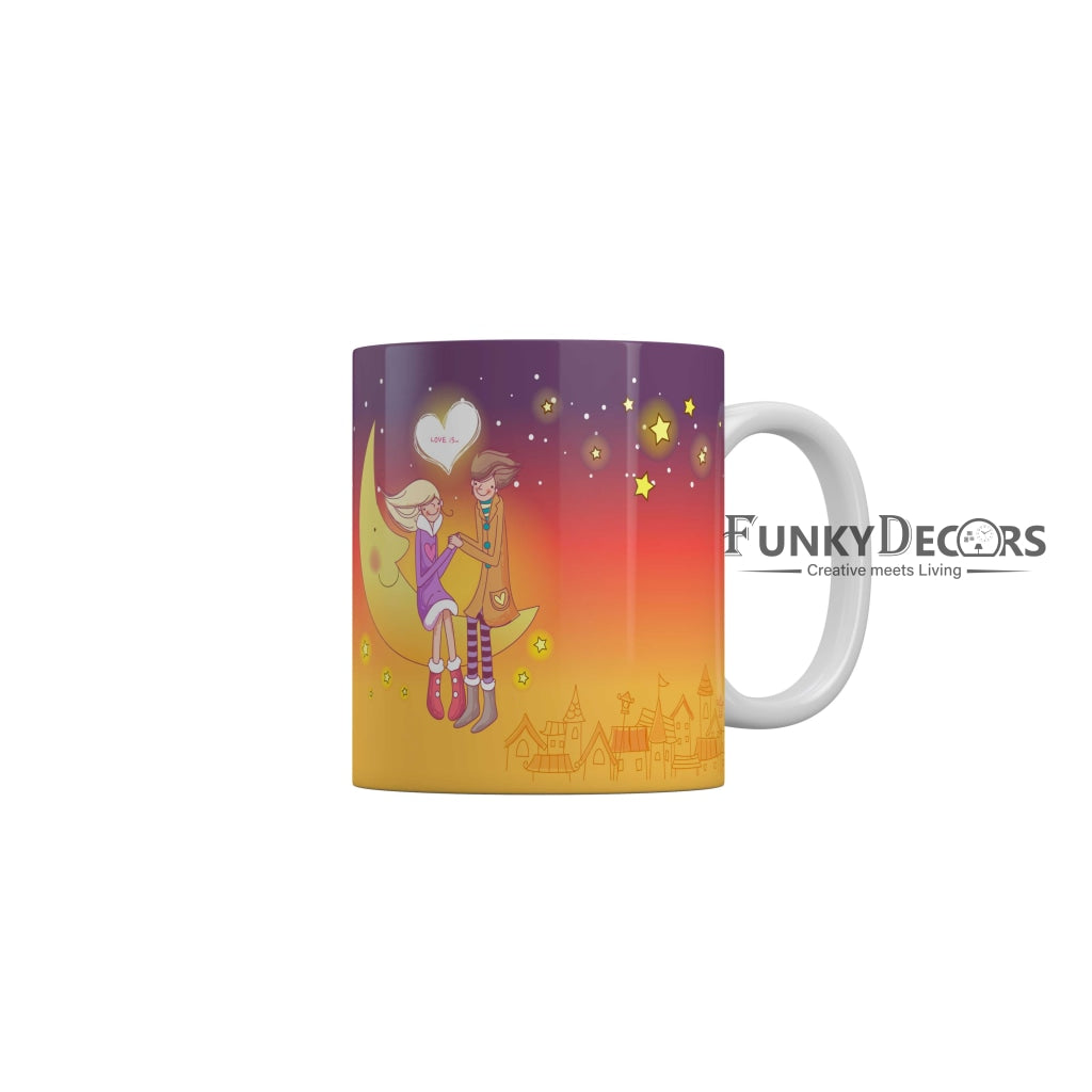 Romantic Love Coffee Ceramic Mug 350 ML-FunkyDecors