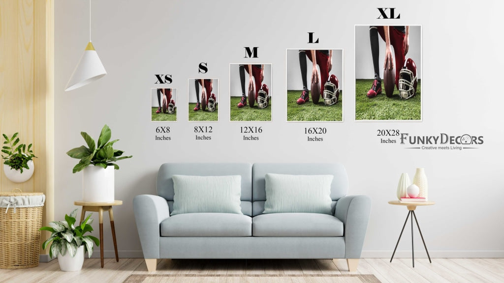 Rugby - Sports Art Frame For Wall Decor- Funkydecors Posters Prints & Visual Artwork