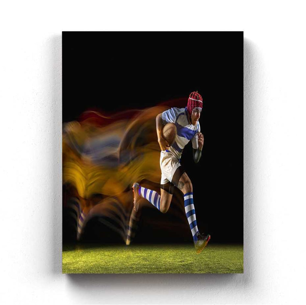 Rugby - Sports Art Frame For Wall Decor- Funkydecors Xs / Canvas Posters Prints &amp; Visual Artwork