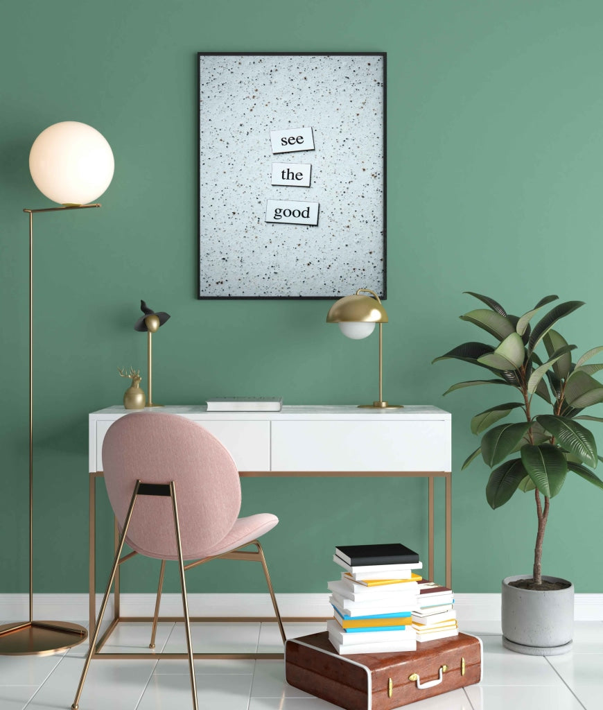 See The Good - Quotes Art Frame For Wall Decor- Funkydecors Xs / Black Posters Prints & Visual