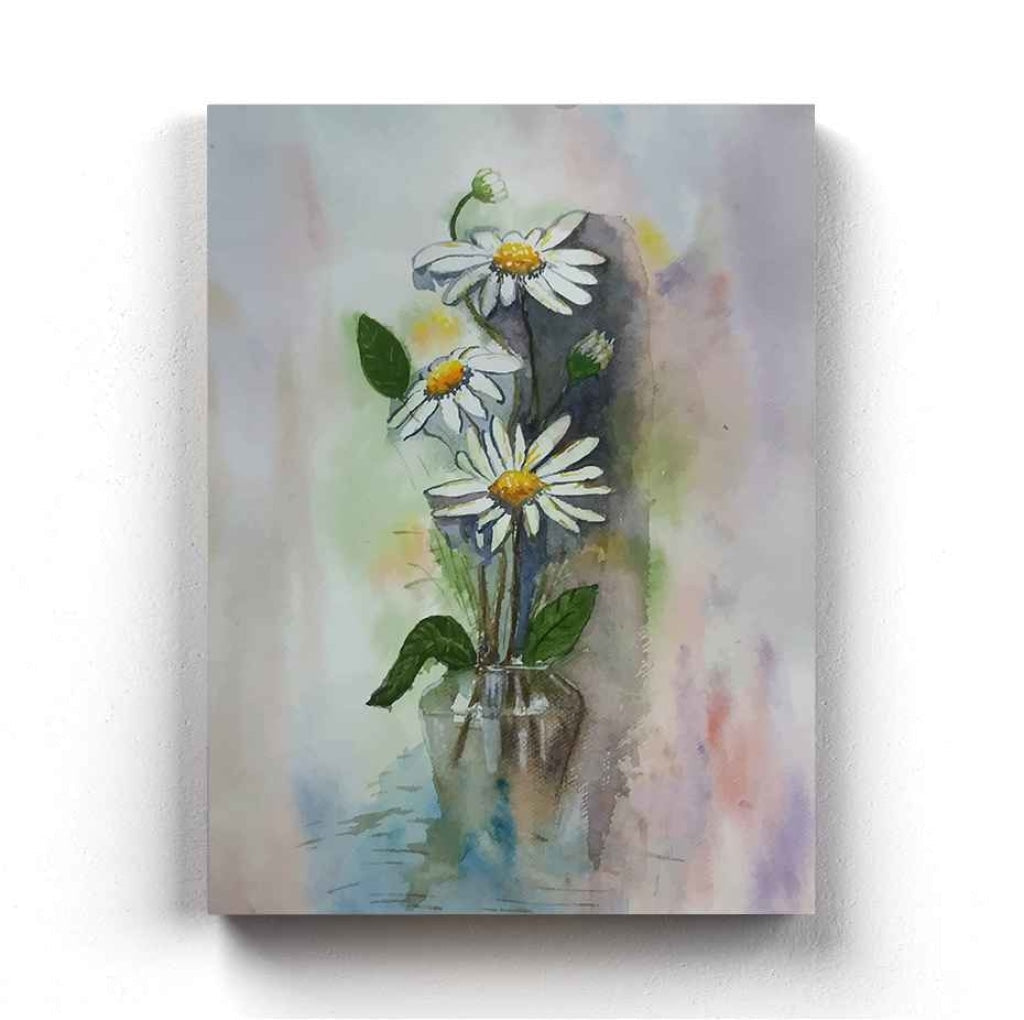 Shades Of Flower - Floral Art Frame For Wall Decor- Funkydecors Xs / Canvas Posters Prints &amp; Visual