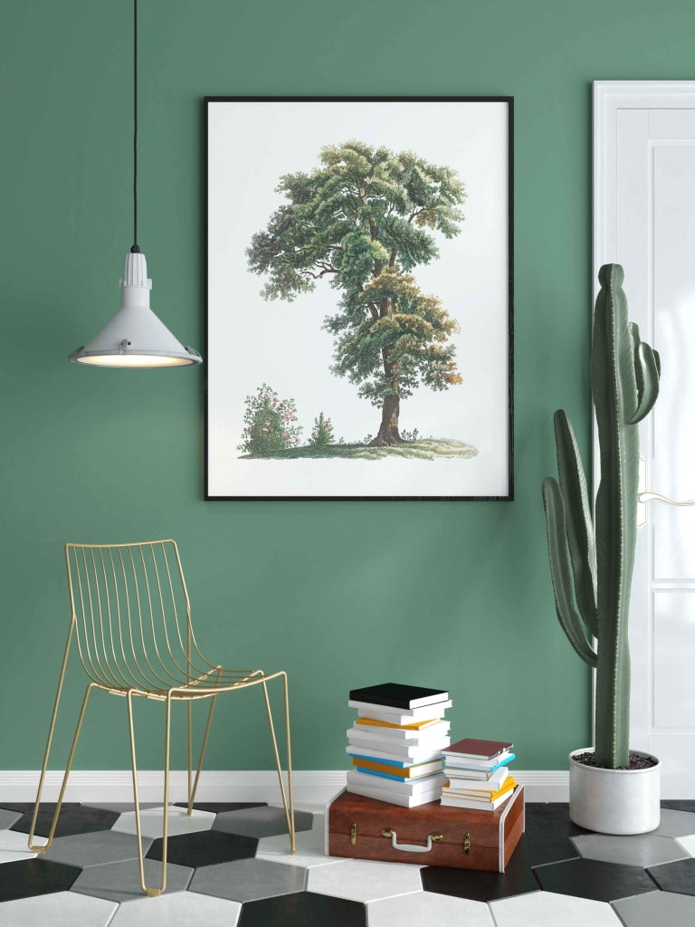 Shades Of Green - Nature Art Frame For Wall Decor- Funkydecors Xs / Black Posters Prints &amp; Visual