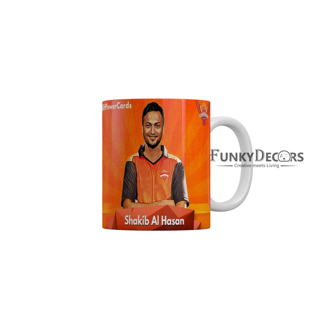 Shakib Al Hasan Sunrisers Hyderabad Coffee Ceramic Mug 350 ML-FunkyDecors