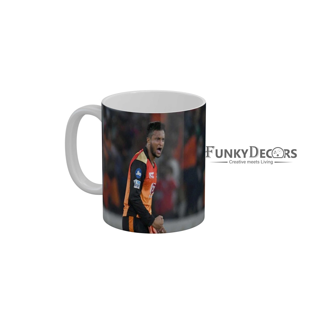 Shakib Al Hasan Sunrisers Hyderabad Coffee Ceramic Mug 350 ML-FunkyDecors