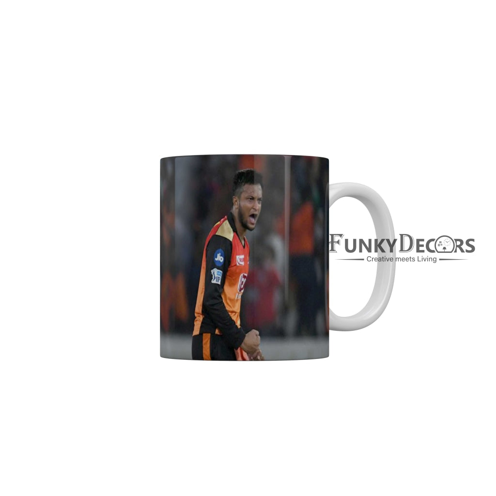 Shakib Al Hasan Sunrisers Hyderabad Coffee Ceramic Mug 350 ML-FunkyDecors