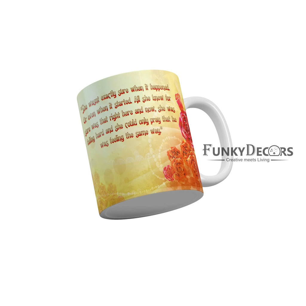She was failing hard and she could only pray that he was feeling the same way Coffee Ceramic Mug 350 ML-FunkyDecors