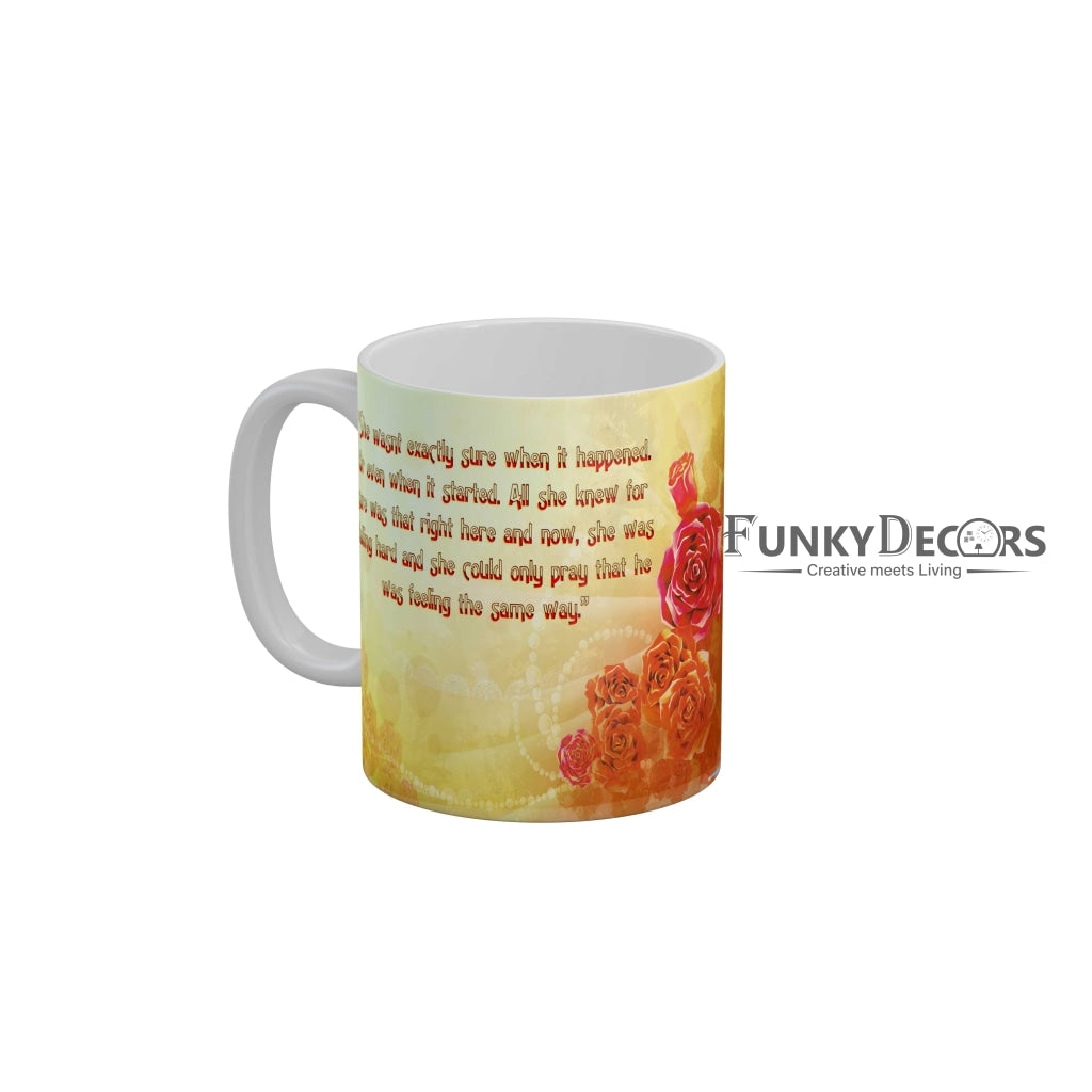 She was failing hard and she could only pray that he was feeling the same way Coffee Ceramic Mug 350 ML-FunkyDecors
