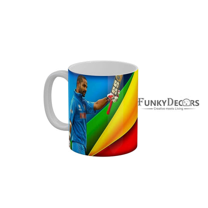 Shikhar Dhawan Delhi Capitals Coffee Ceramic Mug 350 ML-FunkyDecors