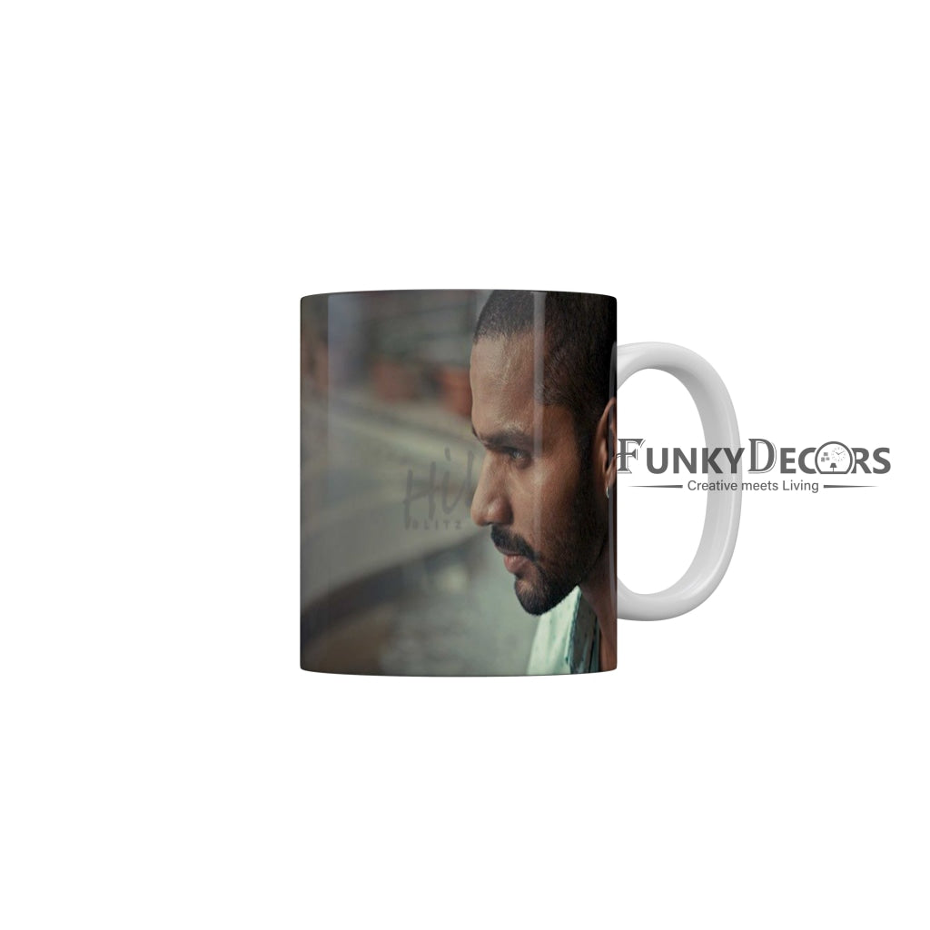 Shikhar Dhawan Delhi Capitals Coffee Ceramic Mug 350 ML-FunkyDecors