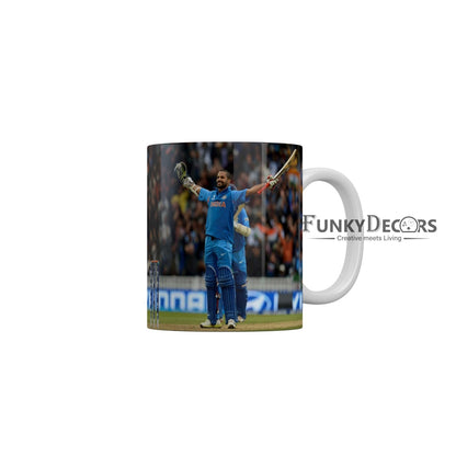 Shikhar Dhawan Delhi Capitals Coffee Ceramic Mug 350 ML-FunkyDecors