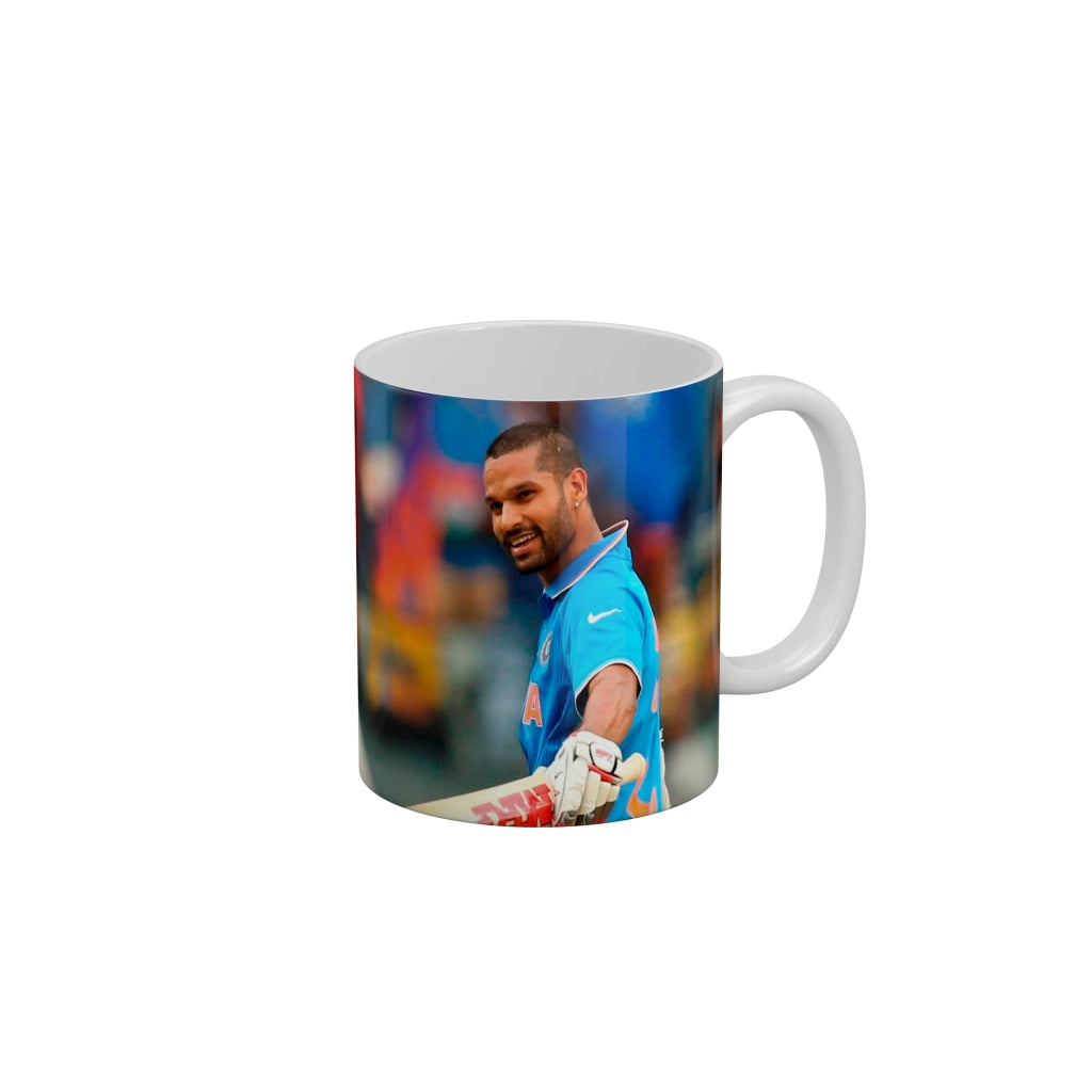Shikhar Dhawan Delhi Capitals Coffee Ceramic Mug 350 ML-FunkyDecors