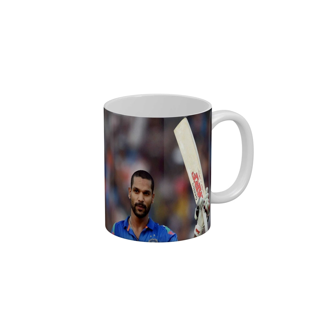 Shikhar Dhawan Delhi Capitals Coffee Ceramic Mug 350 ML-FunkyDecors