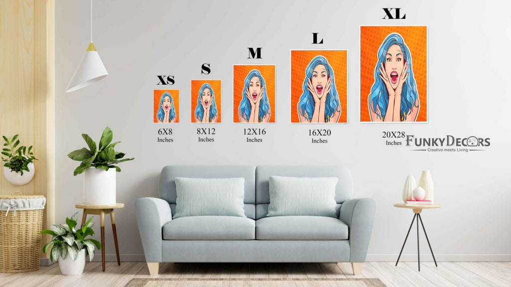 Shout Out Loud Pop Art Frame For Wall Decor- Funkydecors Posters Prints &amp; Visual Artwork