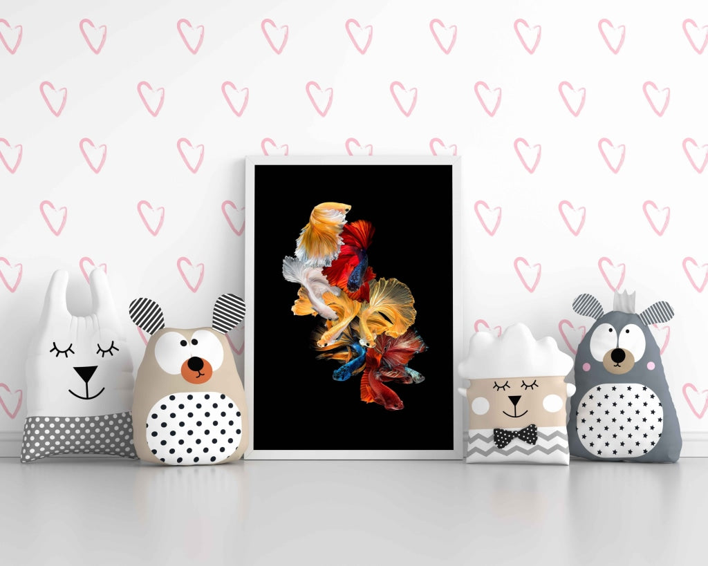 Siamese Beauty - Animal Art Frame For Wall Decor- Funkydecors Xs / White Posters Prints &amp; Visual