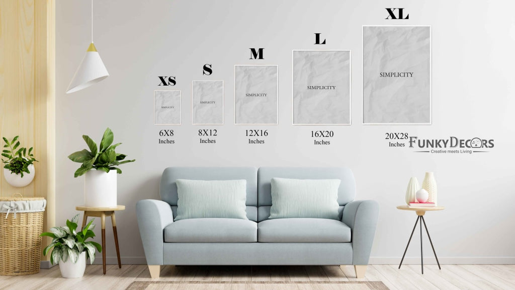 Simplicity - Quotes Art Frame For Wall Decor- Funkydecors Posters Prints & Visual Artwork