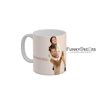 Since there is nothing so well worth having as friend never lose a chance to make them Ceramic Mug 350 ML-FunkyDecors