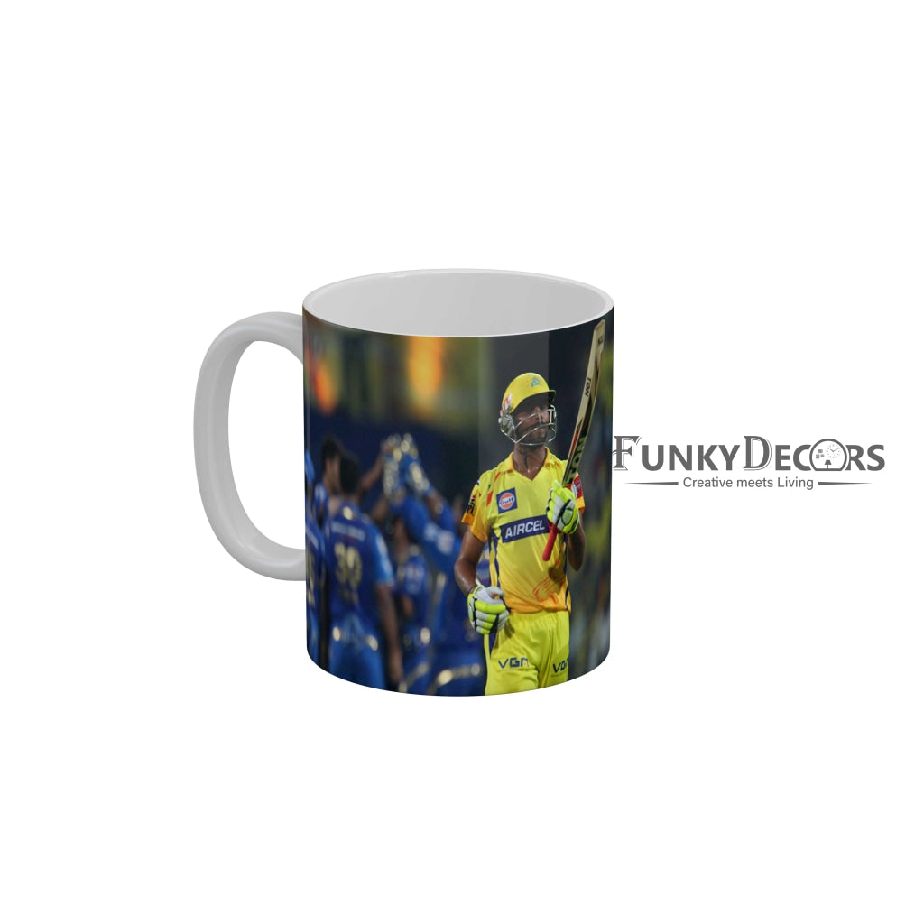 Sir Jadeja CSK Coffee Ceramic Mug 350 ML-FunkyDecors