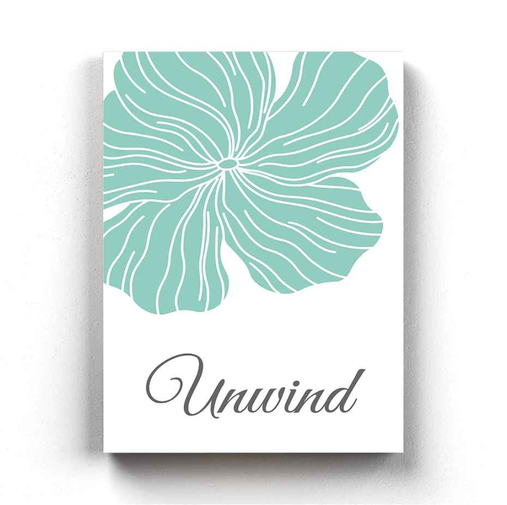 Soothing Blue Floral Art Frame For Wall Decor- Funkydecors Xs / Canvas Posters Prints & Visual