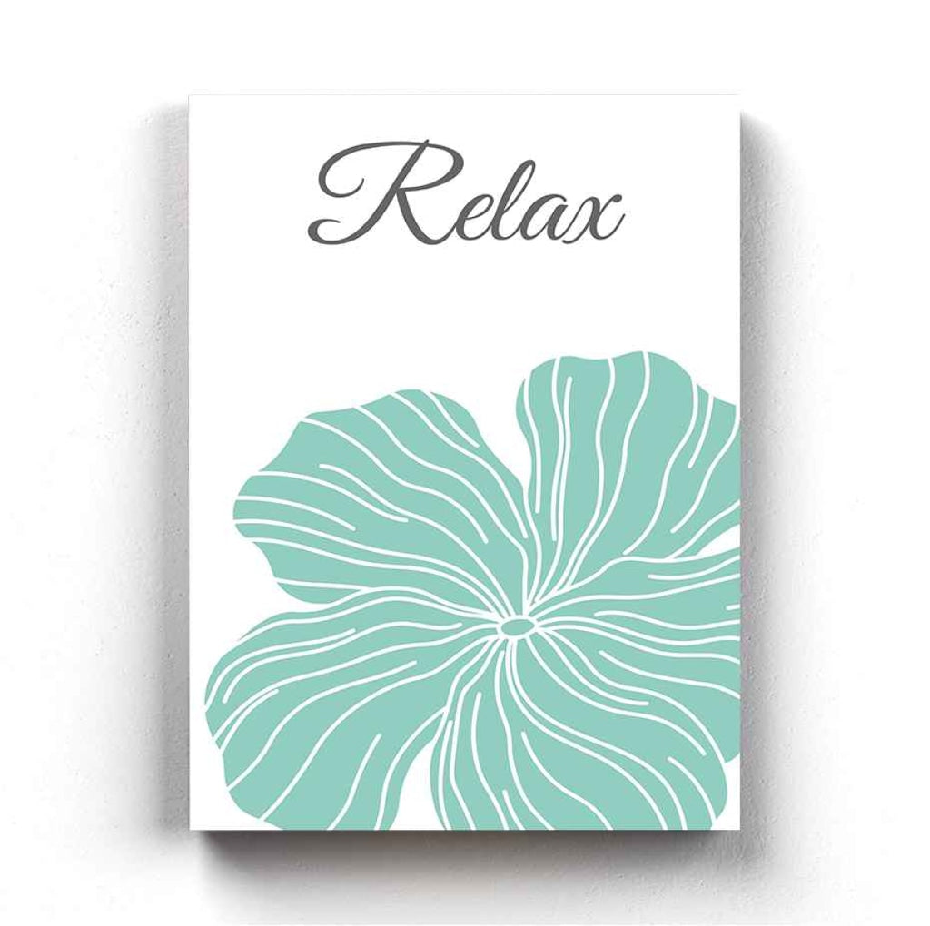 Soothing Blue Floral Art Frame For Wall Decor- Funkydecors Xs / Canvas Posters Prints & Visual