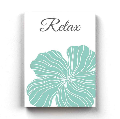 Soothing Blue Floral Art Frame For Wall Decor- Funkydecors Xs / Canvas Posters Prints & Visual