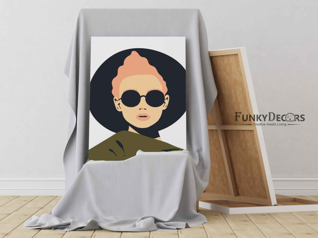 Spiky Hair Portrait Art Frame For Wall Decor- Funkydecors Posters Prints & Visual Artwork
